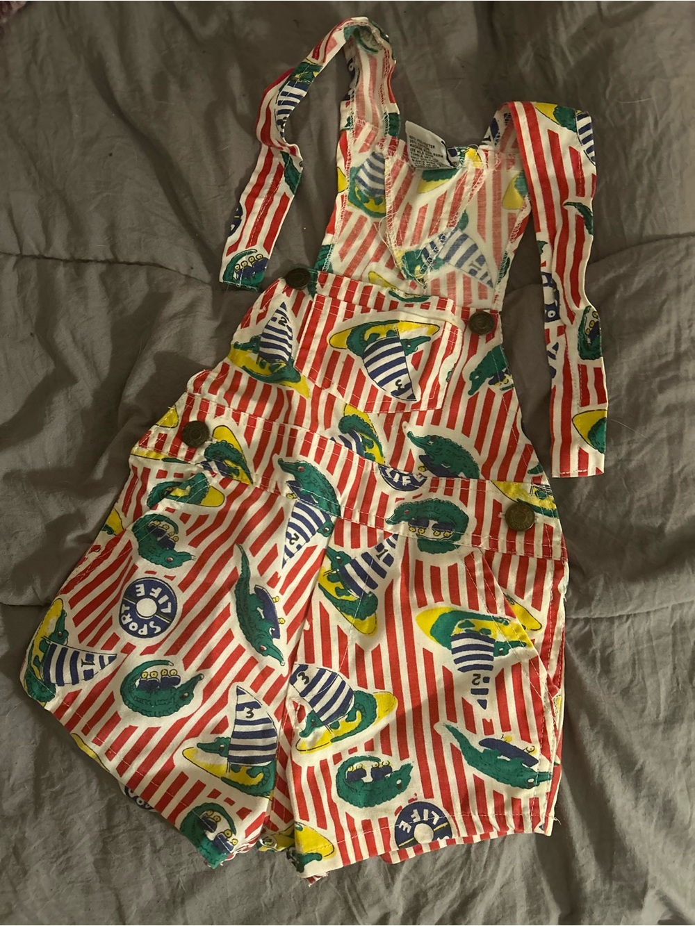 Vintage Alligator Sport Overalls FLAW